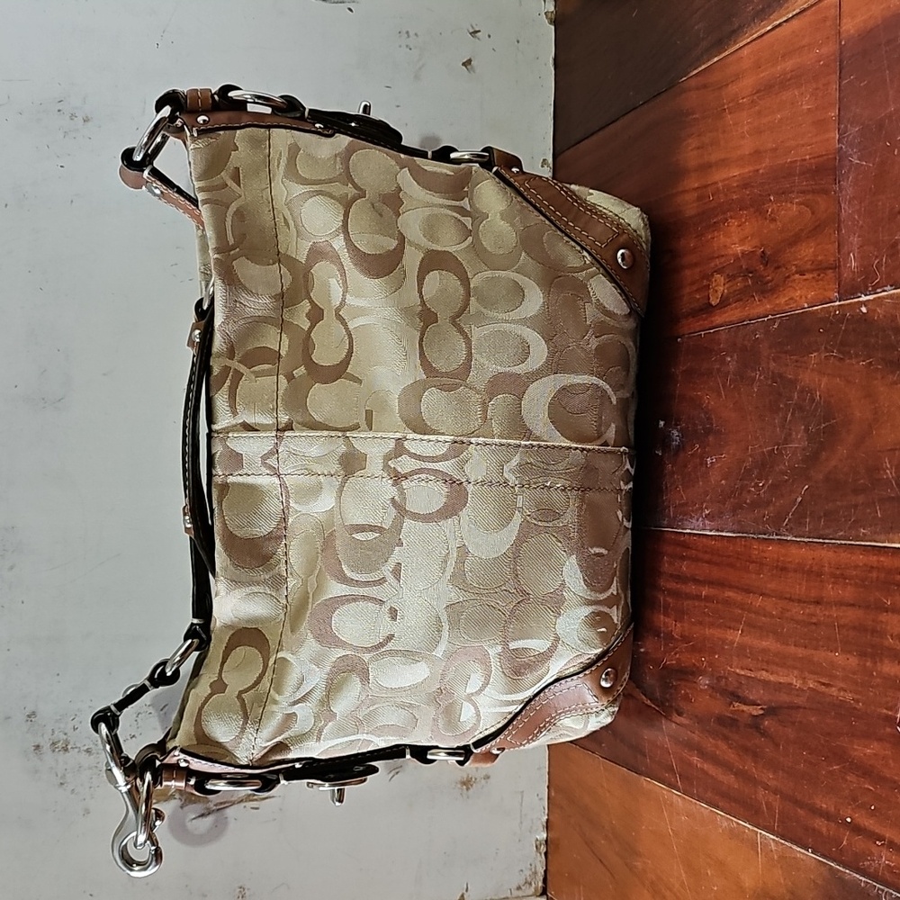 Coach Chic Cream Shoulder Bag